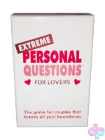 Extreme Personal Questions For Lovers white card game box by Kheper Games