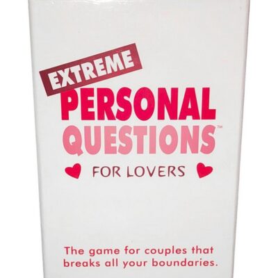Extreme Personal Questions For Lovers white card game box by Kheper Games
