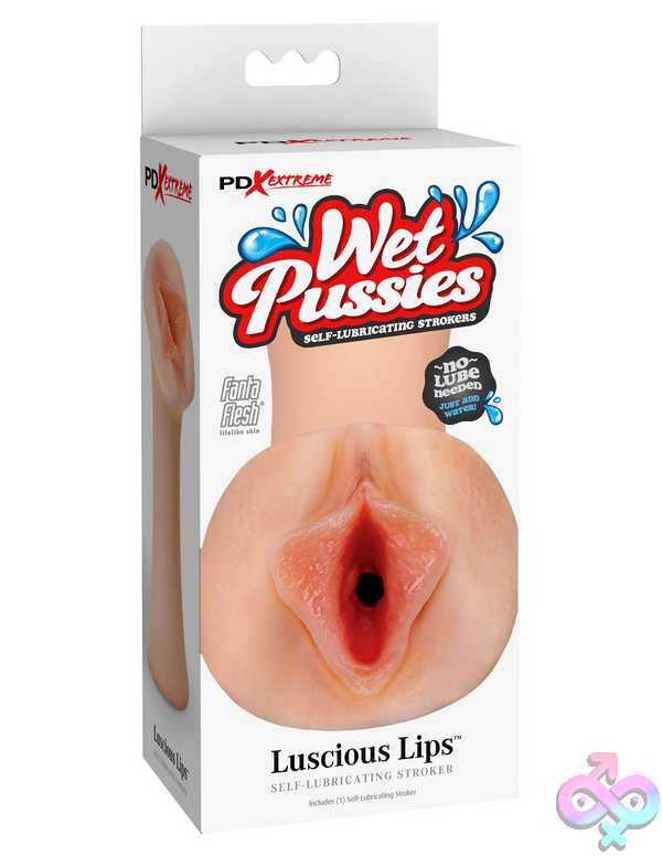 Discreet-Toys-Extreme-Wet-Pussie-Luscious-Lips-Light-Pdrd437-21 Extreme Wet Pussie - Luscious Lips - Light - Image 1