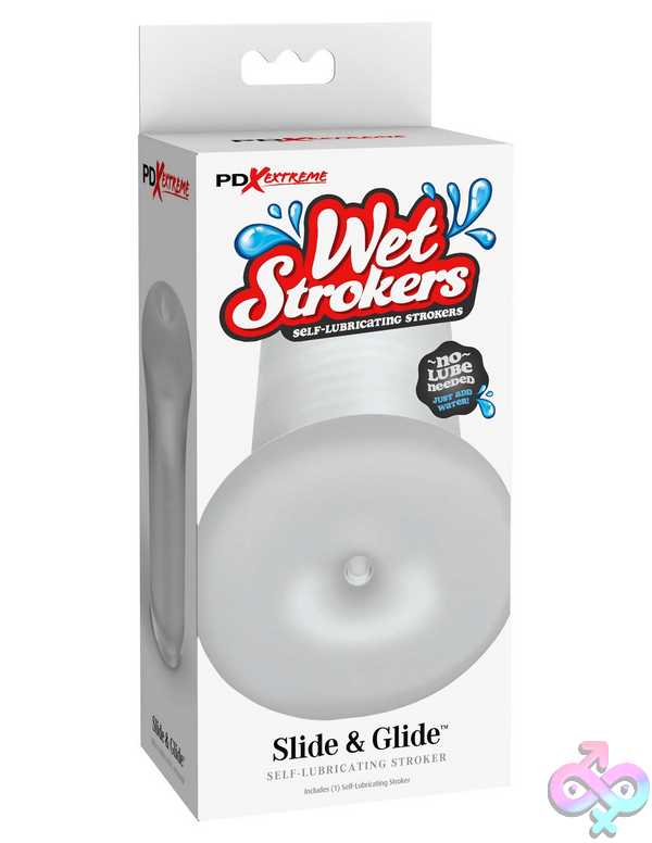 Discreet-Toys-Extreme-Wet-Strokers-Slide-And-Glide-Frost-Pdrd442-20 Extreme Wet Strokers - Slide And Glide - Frost - Image 1