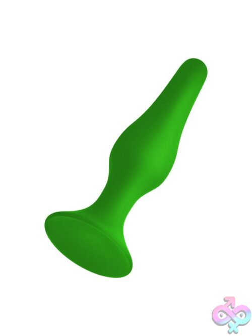 Rattler Lungo Medium Anal Plug – Neon Green - Image 3