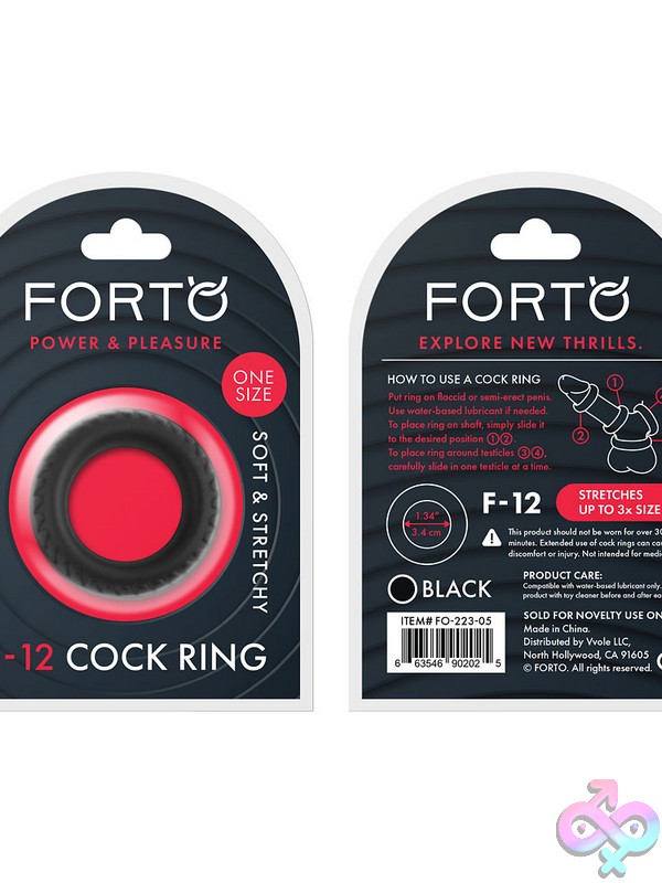 Discreet-Toys-F-12-35Mm-100%-Liquid-Silicone-C-Ring-O-S-Black-Nu-Fo-223-05 35Mm One-Size Black Liquid Silicone Cock Ring By Forto