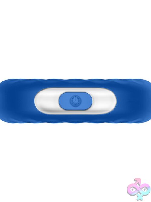 Vibrating Cock Ring – Blue - Image 3