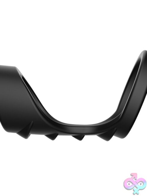 Textured Bridge Cocksling In Black - Image 3