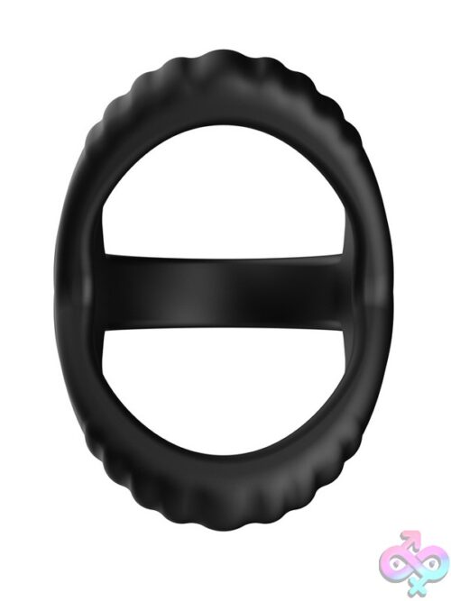 Tri Cock &Amp; Ball Ring – Black - Image 3