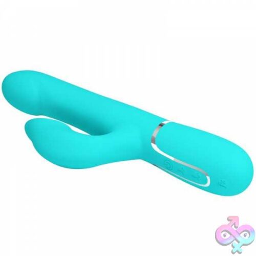 Falin Rabbit Vibrator Pearls - Turquoise - Image 2