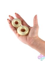 Fantasia Double Stack Cock Ring in Amber - Image 3