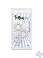 Bendable pearlescent clear TPE pleasure ring by Ns Novelties