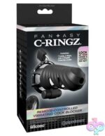 Fantasy C-Ringz Remote-Controlled Vibrating Cock Blocker - Black