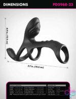 Fantasy C-Ringz Ultimate Couples Cage Max - Black - Image 3