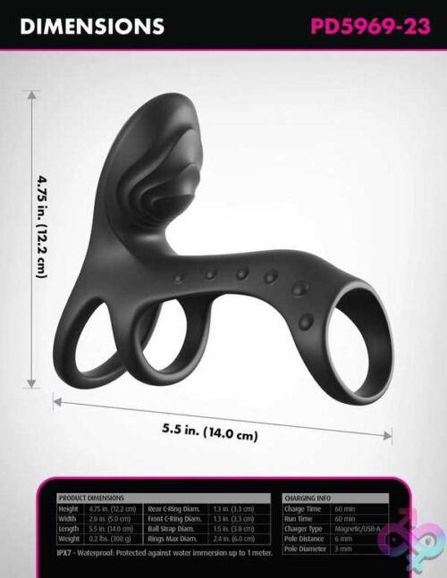 Fantasy C-Ringz Ultimate Couples Cage Pro - Black - Image 3