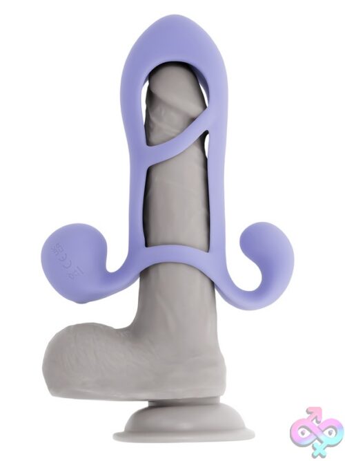 Fantasy Cage Wearable Vibrating Extension – Purple - Image 3