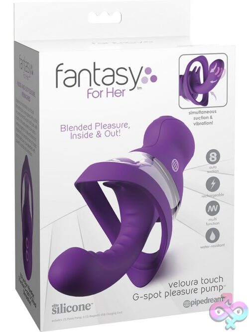 Fantasy For Her Veloura Touch G-Spot Pleasure Pump Purple - Image 3