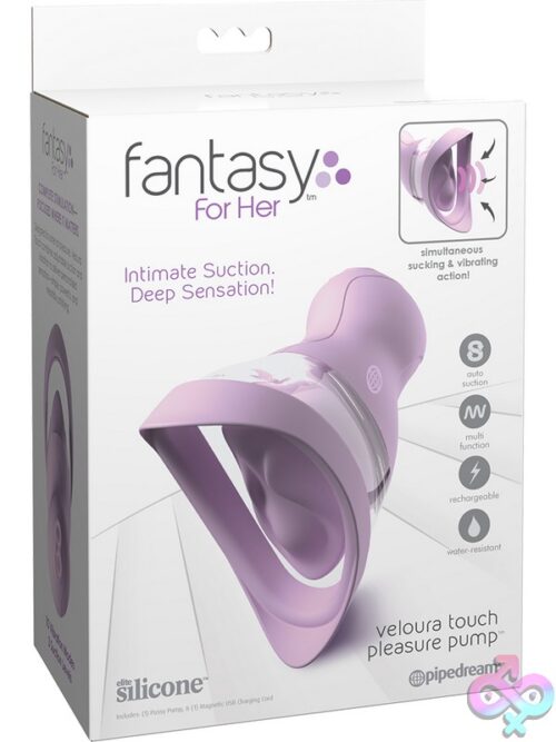 Fantasy For Her Veloura Touch Pleasure Pump Purple - Image 3