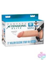 Fantasy X-Tensions Elite 5" Silicone Hollow Strap-on Dual Density