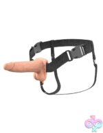 Fantasy X-Tensions Elite 6" Vibrating Hollow Silicone Strap-on - Image 2