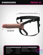 Fantasy X-Tensions Elite 9" Silicone Hollow Strap on - Image 3