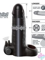 Fantasy X-Tensions Vibrating Real Feel 2" Extension Black - Image 5