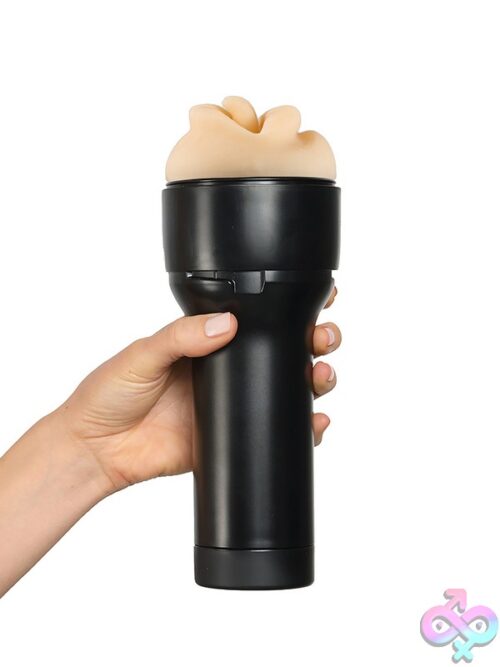 Feel Leigh Split Tongue Stroker - Image 4