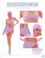 Feeling Fuzzy 5pc Set - Medium/large Lilac - Image 3