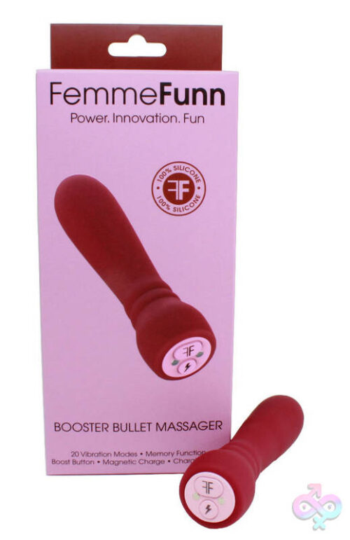 Femme Funn Sex Toys - Booster Bullet - Maroon