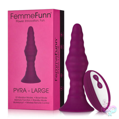Femme Funn Sex Toys - Pyra - Large - Dark Fuchsia