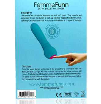 Femme Funn Sex Toys - Ultra Bullet - Turquoise
