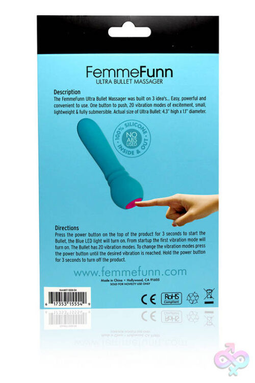 Femme Funn Sex Toys - Ultra Bullet - Turquoise