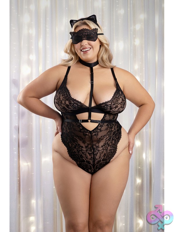 sexy animal costume — Feral For You 4-Piece Cat Costume Se