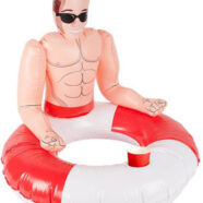 Fever Lingerie Sex Toys - Inflatabale Lifeguard Hunk Swim Ring