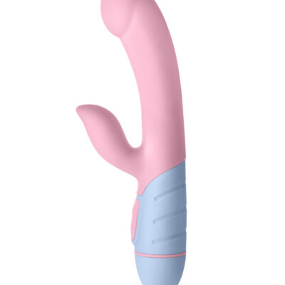 Ffix Rabbit vibrator in light-blue by Femme Funn — dual-arm G-spot and clitoral stimulator