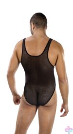 Fierce Deep v Mesh Bodysuit - Os - Black - Image 3