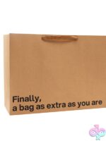 Finally A Bag As Extra As You Large Gift Bag – Blue - Image 3