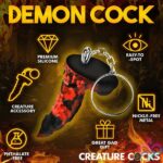 Fire Demon Keychain - Red/black - Image 2