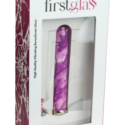 Fuchsia borosilicate glass vibrator with smooth seamless surface by First Glass