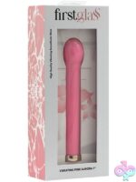 Light pink borosilicate glass vibrator Aurora 7 inch by First Glass