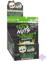 Fkn Nuts Dill Pickle & Jalapeno Pistachios 3 oz. 10pk Display - Image 2