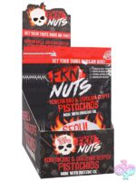 Fkn Nuts Seoul Reaper Korean BBQ Carolina Reaper in-shell pistachios 3 oz 10-pack display by Doc Johnson