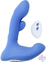 remote control g-spot vibrator Flapjack by Gender X in blue