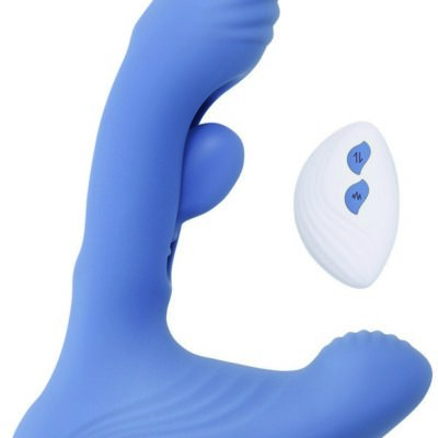 remote control g-spot vibrator Flapjack by Gender X in blue