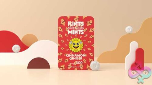 Flintts Mouth Watering Mints Cinnamon Ginger - F-Strength 300 - Image 3