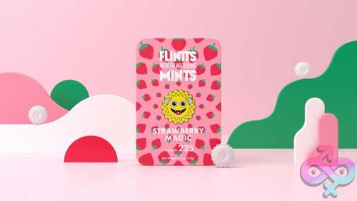 Flintts Mouth Watering Mints Strawberry Magic - F-Strength 225 - Image 4