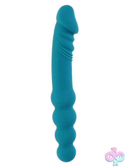 Flip Flop Dual-Sided Vibrator In Blue By Evolved Novelties - Image 2