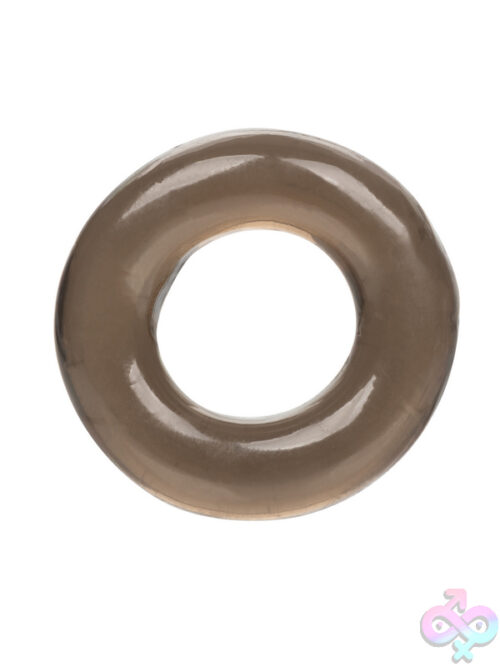 Smoke Cock Ring In Foil Pack By Calexotics — Flexible Body-Safe Ring For Couples Se8000101
