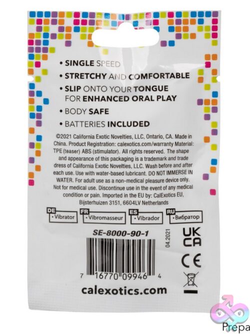 Vibrating Tongue Teaser Foil Pack Of 24 – Pink - Image 3