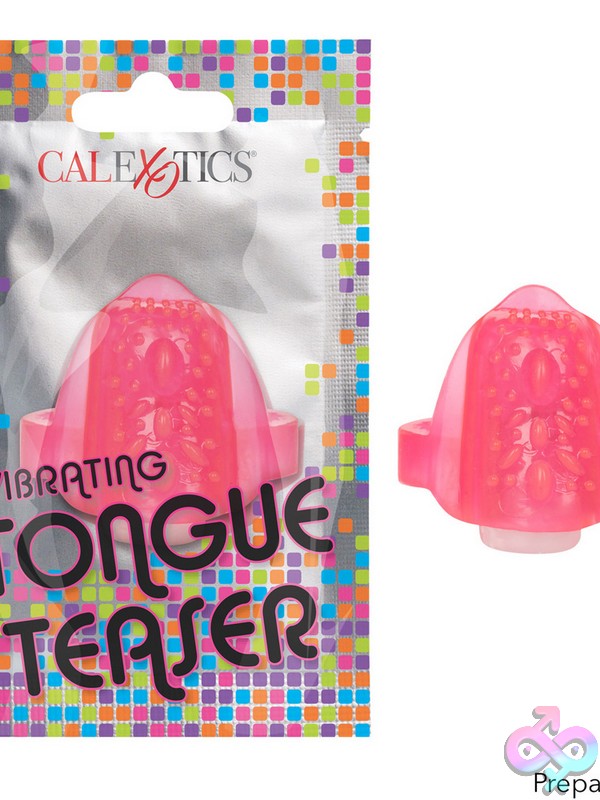 Discreet-Toys-Foil-Pack-Vibrating-Tongue-Teaser-Prepack-Of-24-Pink-Nu-Se-8000-90-3 Pink Silicone Vibrating Tongue Teaser Foil 24-Pack By California Exotic Novelties