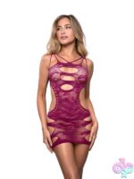 For The Thrill Leopard Knit Cut-Out Mini Dress - Image 2