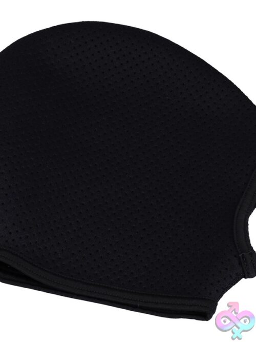 Black Ops Hood – Black Neoprene Perforated Kink Hood - Image 3