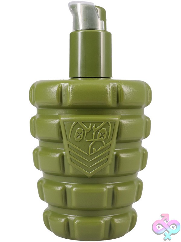 Discreet-Toys-Fort-Troff-Grunt-Load-Hybrid-Glide-10-Oz-Nu-Dj1106-50Bu Grunt Load Hybrid Glide 10 Oz Green Bottle By Doc Johnson