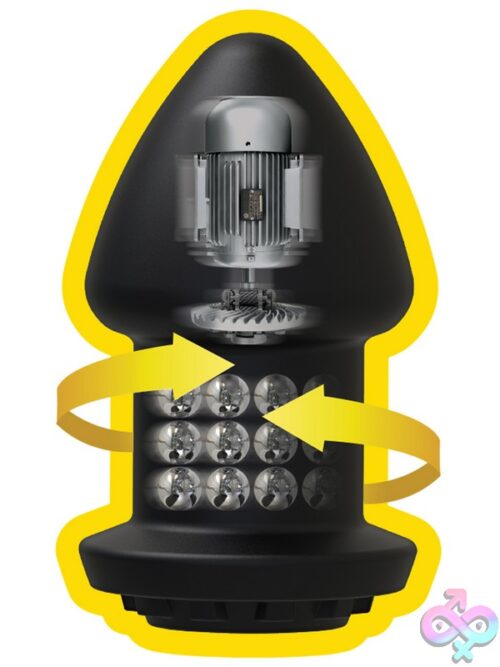 Fort Troff Robo Rimmer X Vibrating Anal Plug In Black - Image 3